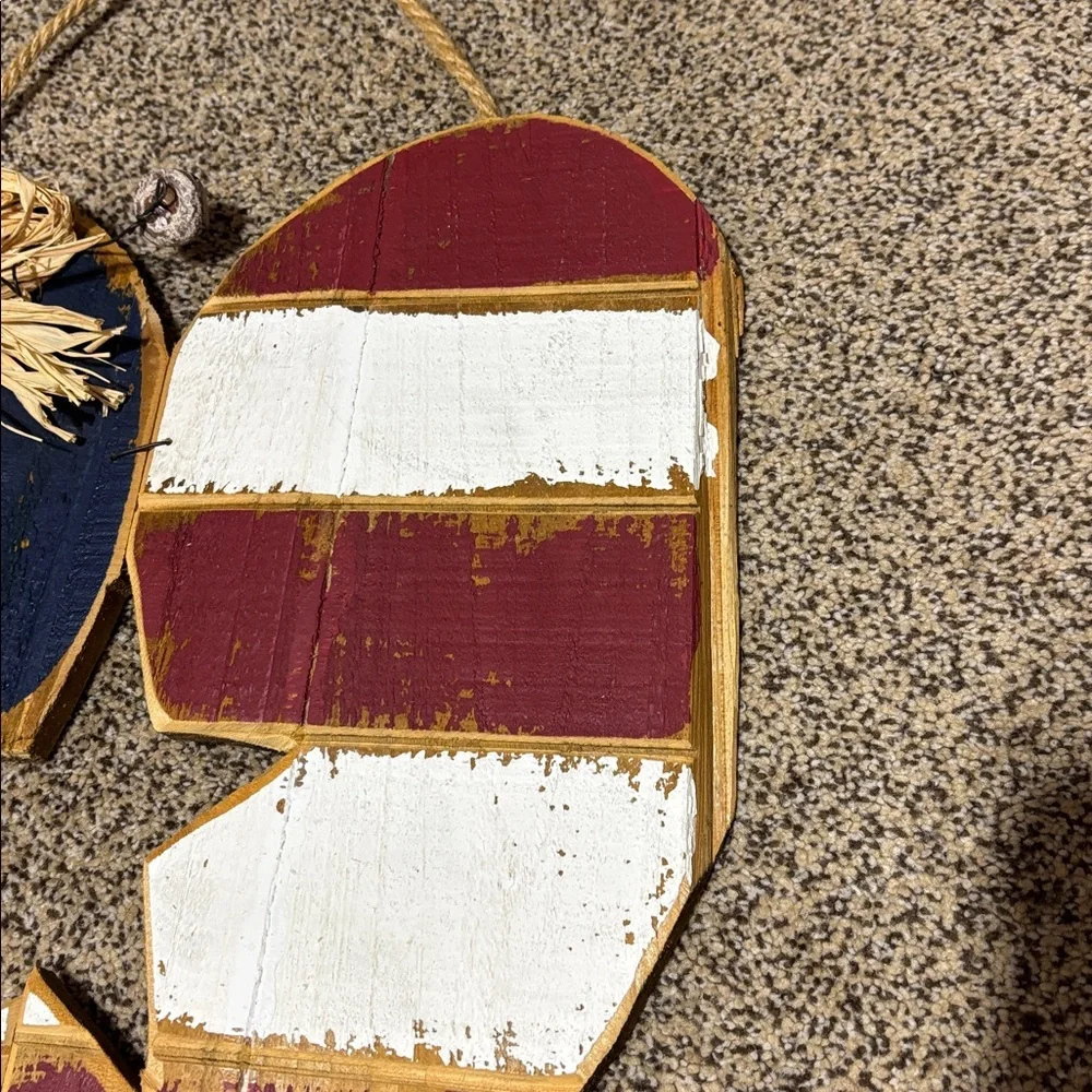 Heart-Shaped Flag Decor19” X 14”